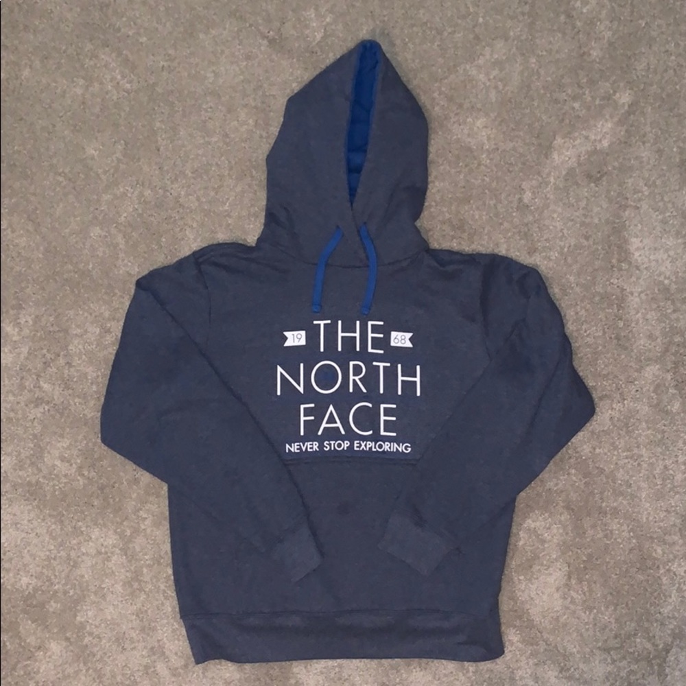 North Face “Never Stop Exploring” Hoodie Mens M